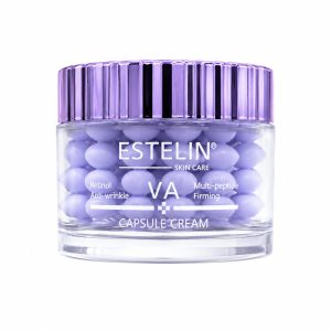 کرم کپسولی ضد چروک و سفت‌ کننده استلین مدل VA با رتینول و مولتی‌ پپتید - بنفش / estelin